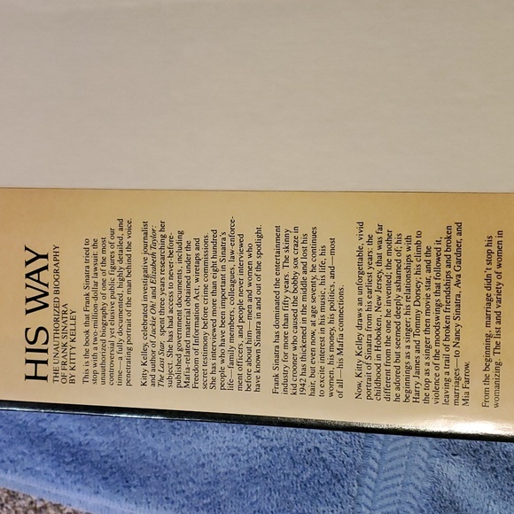 His Way: the unauthorized biography of Frank Sinatra - Picture 3 of 4